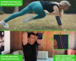 Kunto Fitness Elbow Brace Compression Support Sleeve (Shipped From USA) for Tendonitis, Tennis Elbow, Golf Elbow Treatment - Reduce Joint Pain During Any Activity! - Image 4