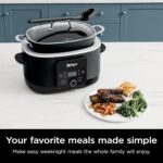 Ninja® 12-in-1 PossibleCooker™ PLUS | 8.5-qt - Sous Vide & Proof Multi-Cooker | Slow Cooker, Dutch Oven & More | Glass Lid & Integrated Spoon | Nonstick | Oven Safe Pot to 500°F | Black | MC1010 - Image 3