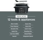 Ninja® 12-in-1 PossibleCooker™ PLUS | 8.5-qt - Sous Vide & Proof Multi-Cooker | Slow Cooker, Dutch Oven & More | Glass Lid & Integrated Spoon | Nonstick | Oven Safe Pot to 500°F | Black | MC1010 - Image 4