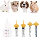Pet Feeding Bottle and Syringes with Nipples for Small Cat Dog Animals (Model 1) - Image 4