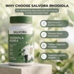 Rhodiola Rosea Supplement – Golden Root Adaptogen Capsules - Rhodiola Rosea Extract Powder Alternative with Salidroside for Stress Support - Energy, Focus & Performance - Image 4