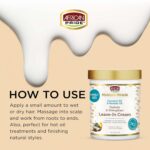 African Pride Moisture Miracle Leave-In Cream with Baobab Oil & Coconut Oil for Coily & Curly Hair, Adds Moisture, Helps Repair & Strengthen, 18 oz - Image 3
