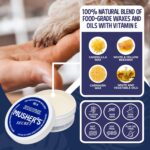 Musher's Secret Dog Paw Wax 60g – Moisturizing Dog Paw Balm – Helps Protect & Heals Cracked Paws – Creates an Invisible Paw Protectors Barrier – All-Natural Nose & Paw Balm with Vitamin E - Image 3