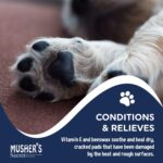 Musher's Secret Dog Paw Wax 60g – Moisturizing Dog Paw Balm – Helps Protect & Heals Cracked Paws – Creates an Invisible Paw Protectors Barrier – All-Natural Nose & Paw Balm with Vitamin E - Image 7