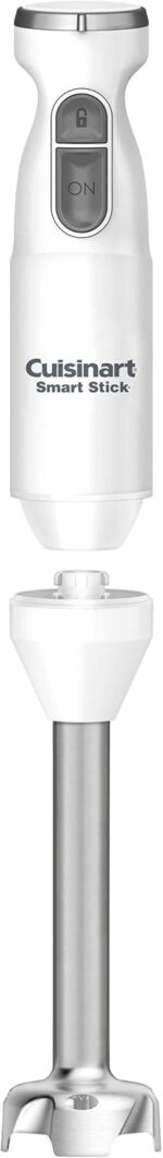 Cuisinart Smart Stick Two-Speed Hand Blender, Powerful Immersion Blender with 300-Watt Motor Blends Shakes, Smoothies, Puree, Baby Food, Soups & Sauces, CSB-175P1, White - Image 3