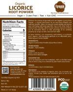 Iyasa Holistics Licorice Root Powder 8 oz - USDA Certified Organic Licorice Root Glycyrrhiza Glabra & Mulethi - Digestive & Adrenal Support, Natural Sweetener - Pure Ayurveda Products - Image 3