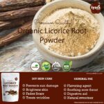 Iyasa Holistics Licorice Root Powder 8 oz - USDA Certified Organic Licorice Root Glycyrrhiza Glabra & Mulethi - Digestive & Adrenal Support, Natural Sweetener - Pure Ayurveda Products - Image 4