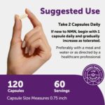 Micro Ingredients NMN Complex 1000mg Per Serving, 120 Veggie Capsules | 10-in-1 with Nicotinamide Mononucleotide, Resveratrol, CoQ10, Quercetin & Glutathione | NAD+ Supplement Precursor | Filler Free - Image 4