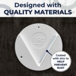 EZ Off Jar Opener for Seniors - Under Cabinet Jar Openers for Weak Hands, Easy Grip, Arthritis jar opener, One Handed Gadgets & Bottle Opener - Essential Kitchen Gadgets for Home Assistance - White - Image 4