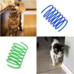 Andiker Interactive Cat Spiral Creative Spring Toy to Kill Time and Keep Fit, Sturdy and Heavy Plastic for Swatting, Biting, Hunting Kitten Toys, Colorful, 12 pcs - Image 4