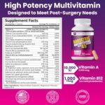 ProCare Health Bariatric Multivitamin with 45mg Iron (30 Easy to Swallow Capsules) - Once Daily Post-Op Support for Gastric Bypass & Sleeve with 1 Month Supply, No Artificial Colors, Gluten-Free - Image 4
