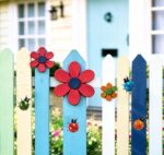 Metal Garden Wall Art Decorative Set of 4 Cute Ladybugs Outdoor Wall Sculptures - Image 4