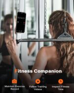 A2C Gym Fitness Phone Mount for MagSafe - 17 N54 Strong Magnets Stable and Secure Phone Mount with Adjustable Strap, 3-in-1 Mount for Gym Equipment, Stroller, Treadmill, Peloton Exercise Bikes - Image 4