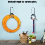 JAWULIJIA Garden Hose Holder Wall Mount Heavy Duty Hose Metal Hanger,Water Hose Holders for Outside,Ultimate Outdoor Hose Storage & Organizer Solution(1) - Image 5