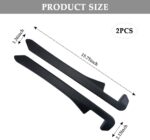IHOTDER 2PCS Car Seat Gap Filler - Car Seat Gap Filler Organizer for Holding Phone,Key,Purse - Universal Car Gap Filler Fits Car Truck SUV Car Interior Accessories (Black/2PCS)… - Image 3