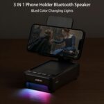 Gifts for Men Him, Cell Phone Stand with Bluetooth Speaker&Led Color Changing Light, Unique Gifts for Women Dad Her Husband, Cool Tech Gadget Wireless Speaker, Birthday Gifts for Men, Ideal Gifts - Image 3