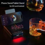 Gifts for Men Him, Cell Phone Stand with Bluetooth Speaker&Led Color Changing Light, Unique Gifts for Women Dad Her Husband, Cool Tech Gadget Wireless Speaker, Birthday Gifts for Men, Ideal Gifts - Image 4