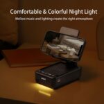 Gifts for Men Him, Cell Phone Stand with Bluetooth Speaker&Led Color Changing Light, Unique Gifts for Women Dad Her Husband, Cool Tech Gadget Wireless Speaker, Birthday Gifts for Men, Ideal Gifts - Image 5