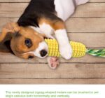 Carllg Dog Chew Toys for Aggressive Chewers, Indestructible Tough Durable Squeaky Interactive Dog Toys, Puppy Teeth Chew Corn Stick Toy for Small Medium Large Breed - Image 4