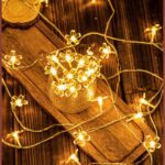 Decorative Flower String Lights Plug in for Bedroom, Connectable 33ft 100 LED Soft Cherry Blossom Fairy Light for Patio Room Dorm Wedding Party Christmas Tree Hanging Decorations, Warm White - Image 5