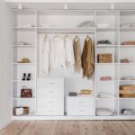 BOLUO Stackable Storage Drawers Closet Organizers and Storage Fabric White 2 Drawer Dresser for Bedroom 2 Packs Modern - Image 3