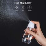 Yolaist Small Spray Bottle with Fine Mist, 2 Pack 3.4oz/100ml TSA Approved Travel Size, Refillable Empty Mister Spray Bottles for Hair, Face, Plants, Cleaning, Cosmetics & Essential Oils - Image 3