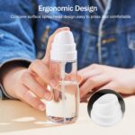 Yolaist Small Spray Bottle with Fine Mist, 2 Pack 3.4oz/100ml TSA Approved Travel Size, Refillable Empty Mister Spray Bottles for Hair, Face, Plants, Cleaning, Cosmetics & Essential Oils - Image 4