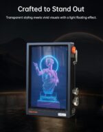 Divoom TimesFrame – 10.1" WiFi 6 Digital Picture Frame & Smart Desk Display, No Subscription | 64GB | Send Photos, Videos & AI Styles + Live Widgets (Weather, Calendar, etc)–Perfect Personalized Gift - Image 3