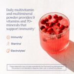 Trace Minerals Power Pak Multivitamin and Multimineral Packets - Electrolyte Support - 1200 mg Vitamin C plus 70+ Trace Minerals - Cranberry Flavor - 30 Packets - Image 3