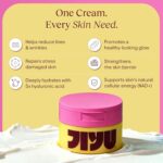 JiYu NAD+ Hydrating Face Moisturizer – Korean Anti-Aging Cream for Radiant, Firm & Smooth Skin – Deeply Hydrating & Brightening Daily Moisturizer Cream for Face and Body, All Skin Types – 50 ml - Image 4