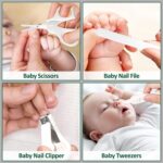 Baby Healthcare and Grooming Kit for Newborn Kids, 24PCS Upgraded Safety Baby Care Kit, Newborn Nursery Health Care Set, Baby Care Product (Grey White) - Image 4