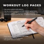 Workout + Nutrition Log – 12 Week Fitness Tracker, Workout Log Book, Gym Planner, and Food Journal for Men & Women | Daily Exercise, Diet, Weightlifting, and Nutrition Log - Image 3