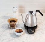 OXO Brew Gooseneck Electric Kettle – Hot Water Kettle, Pour Over Coffee & Tea Kettle, Adjustable Temperature, Built-In Brew Timer, Stainless Steel, 1L​ - Image 7