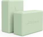Trideer Yoga Blocks 2 Pack, Soft Non-Slip Foam Blocks with Beveled Edges for Alignment and Stretching in Yoga, Pilates, and Dance - Supportive, Lightweight, Odor Resistant, Latex-Free - Image 2