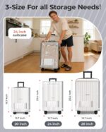 BAGSMART Vacuum Bags for Travel with Rechargeable Air Pump, Portable Space Saver Bags for Travel & Home, Vacuum Compression Seal Bag for Clothing, Blanket, 12 Pack-Gray - Image 4
