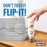 Flip-It! Bottle Emptying Kit – 6 Bottle Pack - No more wasted product - Fits most plastic bottles – 6 Base Caps, 6 Adapters – Pastel Color Edition - Image 3