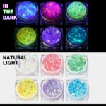 Teenitor 6 Colors Glow in The Dark Glitter Gel, Face Glitter Gel, Body Glitter Hair Glitter for Carnival Makeup UV Black Light Party Cheer Raves Festivals - Image 3