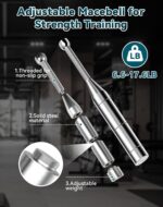 Adjustable Macebell, 6/8/13-in-1 Indian Club Weighted for Strength Training, Shoulder & Grip Workouts, Progressive Weight System - Image 4