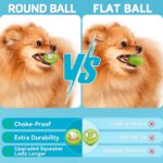 Squeaky Dog Toys Soft Latex Rubber Squeaky Dog Balls for Puppy Small Pet Dogs (8 Pack) (Round Balls) - Image 3