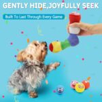 Squeaky Dog Toys Soft Latex Rubber Squeaky Dog Balls for Puppy Small Pet Dogs (8 Pack) (Round Balls) - Image 4