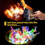 HGD (6 Pack) Magic Campfire Fire Color Changing Packets for Fire Pit, Indoor/Outdoor Fireplace, Bonfire - Rainbow Magical Flame, Camping Accessory, Compatible with Wood - Image 4