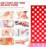 Red-Light-Therapy-Device - 45W LED Panel Deep 660nm and Near-Infrared 850nm LED Light Combo for Skin Beauty,Pain Relief of Muscles and Joints - Image 3