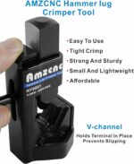 AMZCNC Hammer Lug Crimper Tool - 0000 AWG Battery and Welding Cables( 8 AWG TO 4/0 Wire Gauge) - Image 3