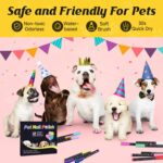 Dog Nail Polish Pens Quick Dry,12 Colors Safe Dog Nail Polish Set to DIY Pretty Nails, Ideal Gifts for Dogs Cats Light Dark Nails, Odorless, Non-Toxic, Water-Based Pet Nail Accessories Set - Image 4