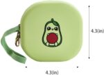 Travel Twin Pet Bowls for Cats or Dogs, Collapsible Silicone Bowls for Food and Water Feeding, Foldable Zip Up Oxford Cloth Carry Case with Carabiner Clip, Portable Hiking Cat Bowl - Image 3
