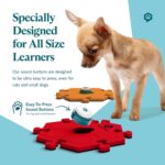 FluentPet Speak Up! Get Started Kit with Clearer Upward-Facing Sound | 6 Recordable Buttons w/Pre-Installed Batteries & 3 HexTile Button Mats | Training Dog & Cat Communication Buttons - Image 4