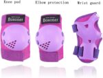 BOSONER Kids/Youth Knee Pads Elbow Pads Wrist Guards Set for 3-15 Years, Child Protective Gear Set for Roller Skates, Cycling, BMX Bike, Skateboard, Inline Skating, Scooter Riding Sports… - Image 3
