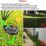 JJGoo Solar Firework Lights, 2 Pack 120 LEDs 2 Lighting Modes Solar Garden Lights Outdoor Waterproof for Yard Patio Walkway Pathway Party Wedding Christmas Decorative- Cool White - Image 6