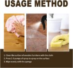 Beeswax Wood Polish - Furniture Polish - Wood Cleaner - Wood Floor Polish - Applicable To Living Room, Kitchen and Wooden Furniture Floors. (1Pcs) - Image 5