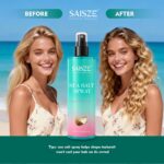 Sea Salt Spray for Women and Men, Travel Essentials, Beach Vacation Essentials, Textured Beach Waves & Volume for Curly Hair, Coconut Surf Spray, Gifts for Teen Girls, 8.8 oz - Image 4